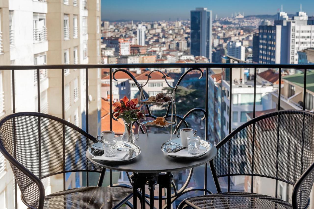 Wish More Hotel Sisli Istanbul Ngoại thất bức ảnh View from the balcony of a suite at the hotel